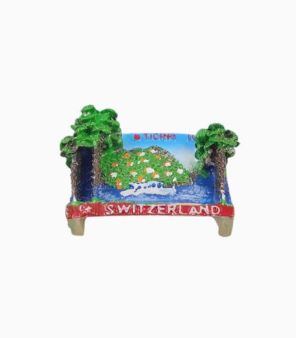 Switzerland Lugano 3D Fridge Magnets Ticino Lake Mountain Cruise Souvenir Fridge Magnets