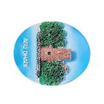 abu dhabi arab fridge magnet – traditional fort design travel keepsake & fridge ornament