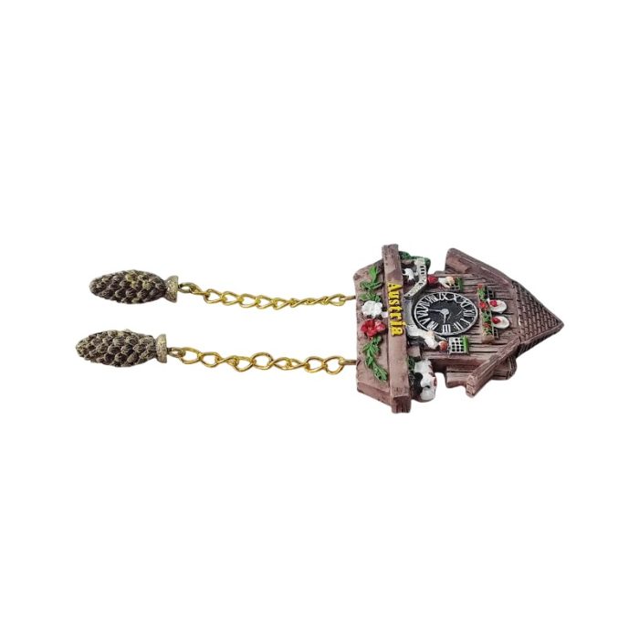 austria fridge magnet – classic alpine cuckoo clock design souvenir & fridge ornament