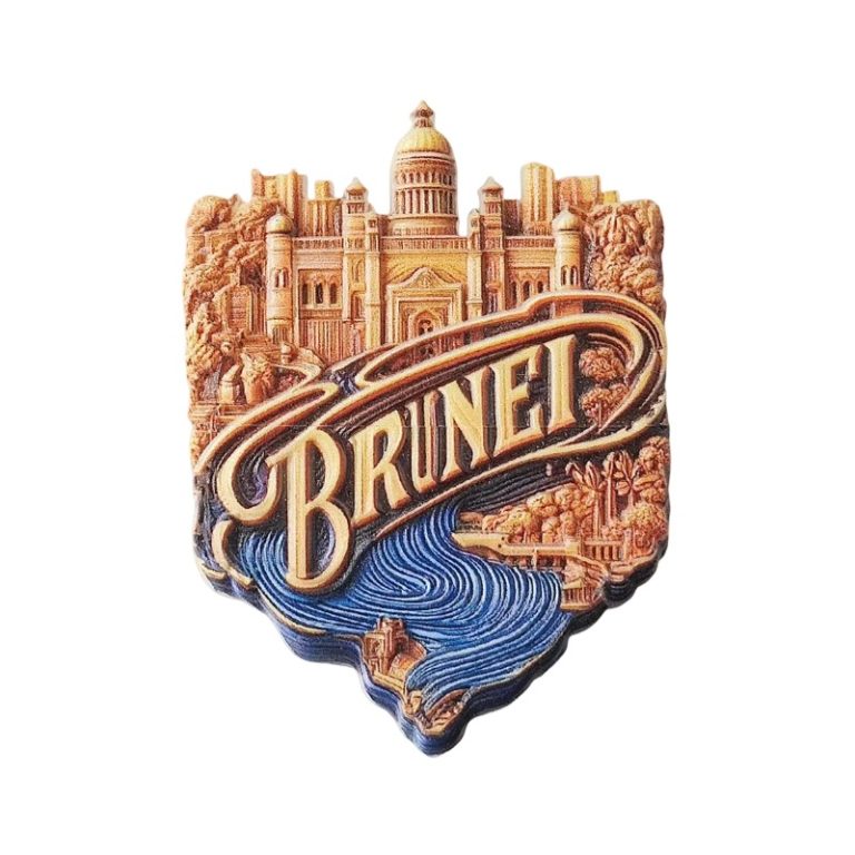 brunei fridge magnet royal palace travel souvenir & cultural gift décor