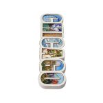 chicago usa fridge magnet – scenic letter art travel souvenir gift & whiteboard decoration