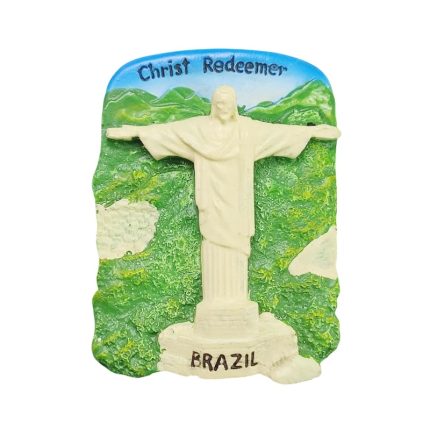 christ the redeemer fridge magnet – brazil rio landmark souvenir gift