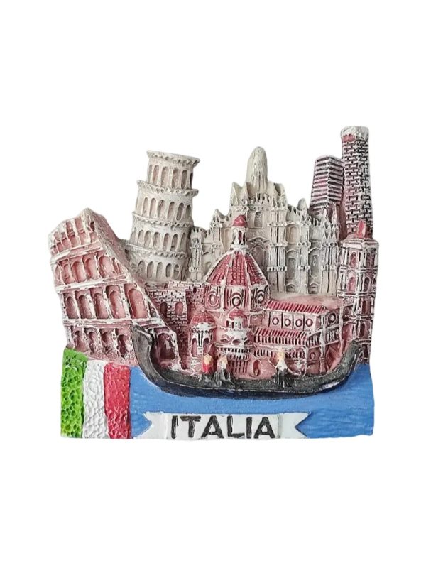 italy fridge magnet – iconic pisa & venice landmarks travel souvenir & refrigerator décor
