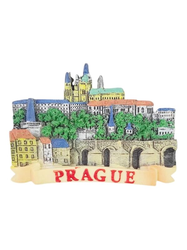 czech republic travel fridge magnet prague scenic landmark & gift