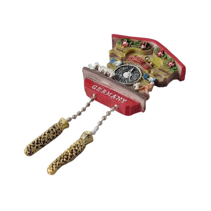 germany fridge magnet – traditional cuckoo clock design travel souvenir & vintage décor