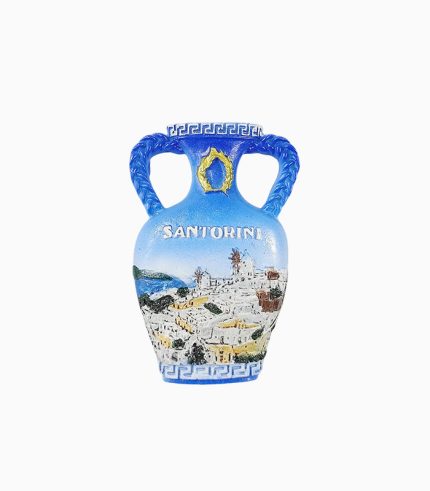 Greece Santorini 3D Fridge Magnet – Amphora Design Travel Souvenir