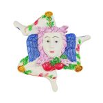 sicily italy fridge magnet – triskelion symbol with mythological face design