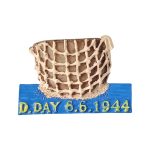 france fridge magnet d day 6.6.1944 historic landing scene military souvenir décor