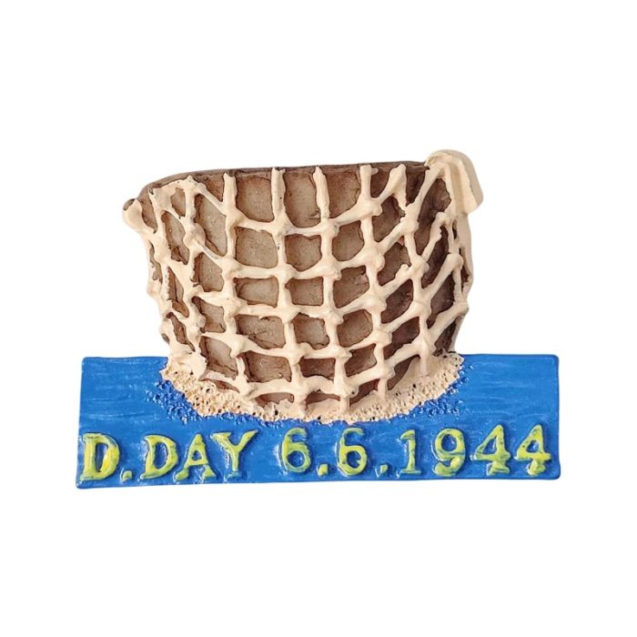 france fridge magnet d day 6.6.1944 historic landing scene military souvenir décor