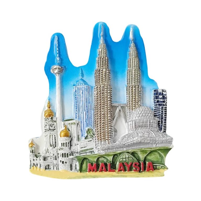 malaysia landmark fridge magnet iconic travel souvenir gift & locker décor