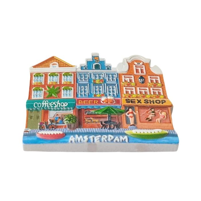 amsterdam netherlands fridge magnet urban culture travel souvenir & whiteboard decoration