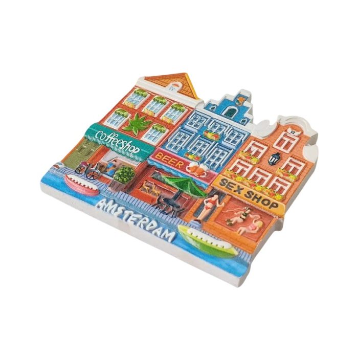 amsterdam netherlands fridge magnet urban culture travel souvenir & whiteboard decoration