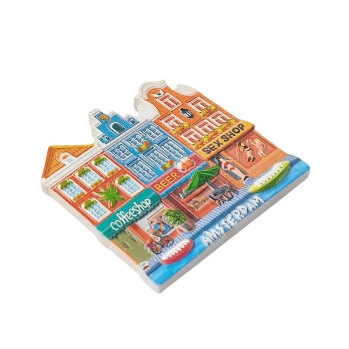 amsterdam netherlands fridge magnet urban culture travel souvenir & whiteboard decoration