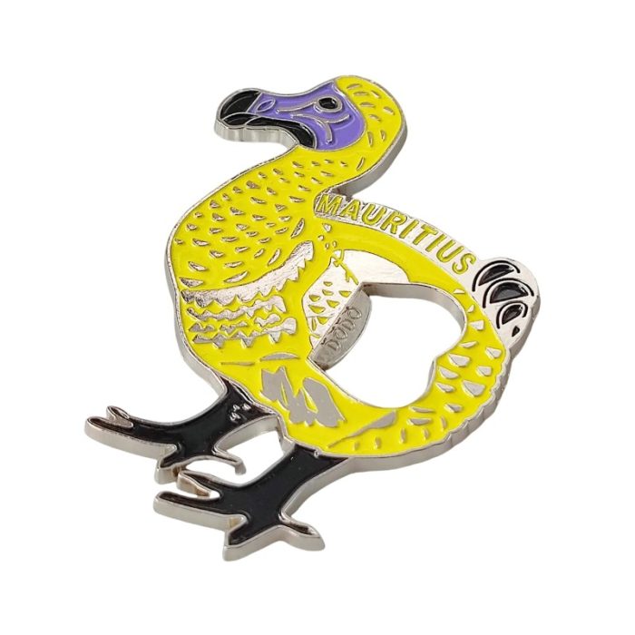 yellow dodo bird mauritius fridge magnet exotic animal travel gift & magnetic opener