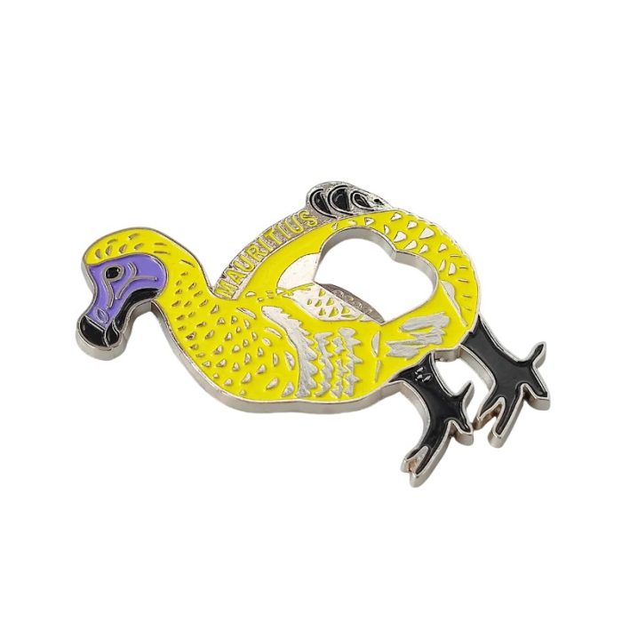 yellow dodo bird mauritius fridge magnet exotic animal travel gift & magnetic opener