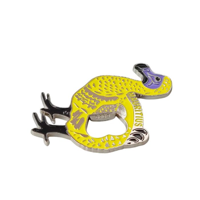 yellow dodo bird mauritius fridge magnet exotic animal travel gift & magnetic opener