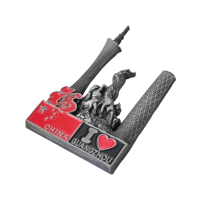 san francisco usa fridge magnet retro cable car travel gift & fridge decoration (silver tone)