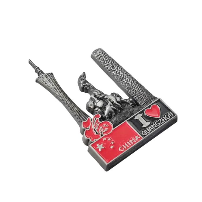 san francisco usa fridge magnet retro cable car travel gift & fridge decoration (silver tone)