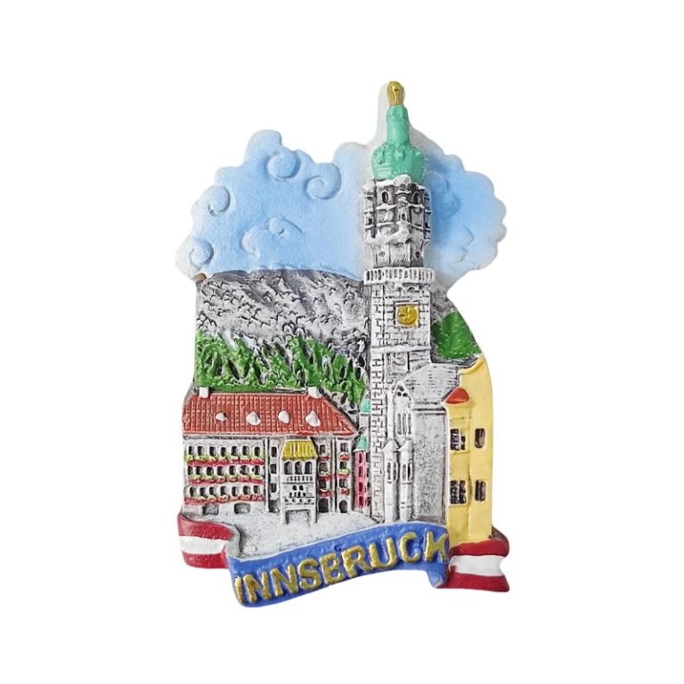 innsbruck austria fridge magnet european travel souvenir gift & kitchen whiteboard décor