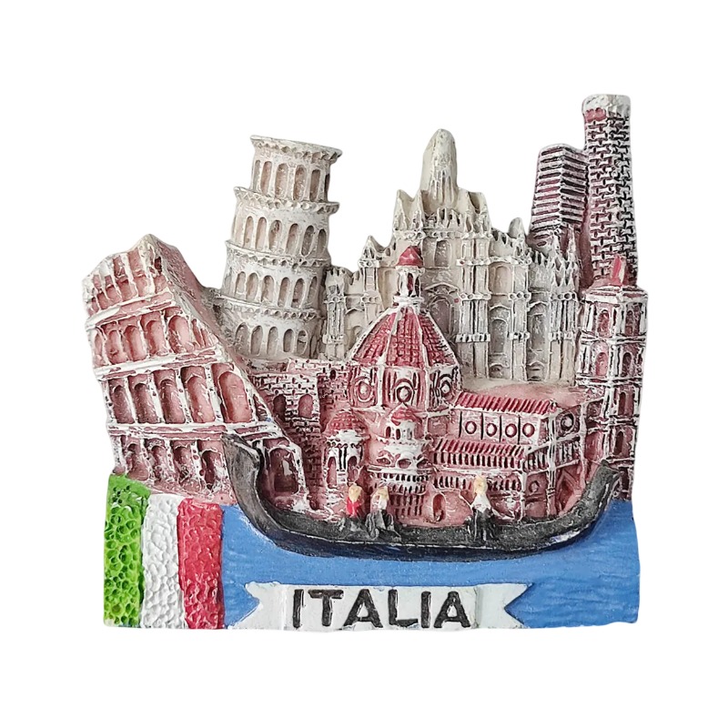 italy fridge magnet – iconic pisa & venice landmarks travel souvenir & refrigerator décor