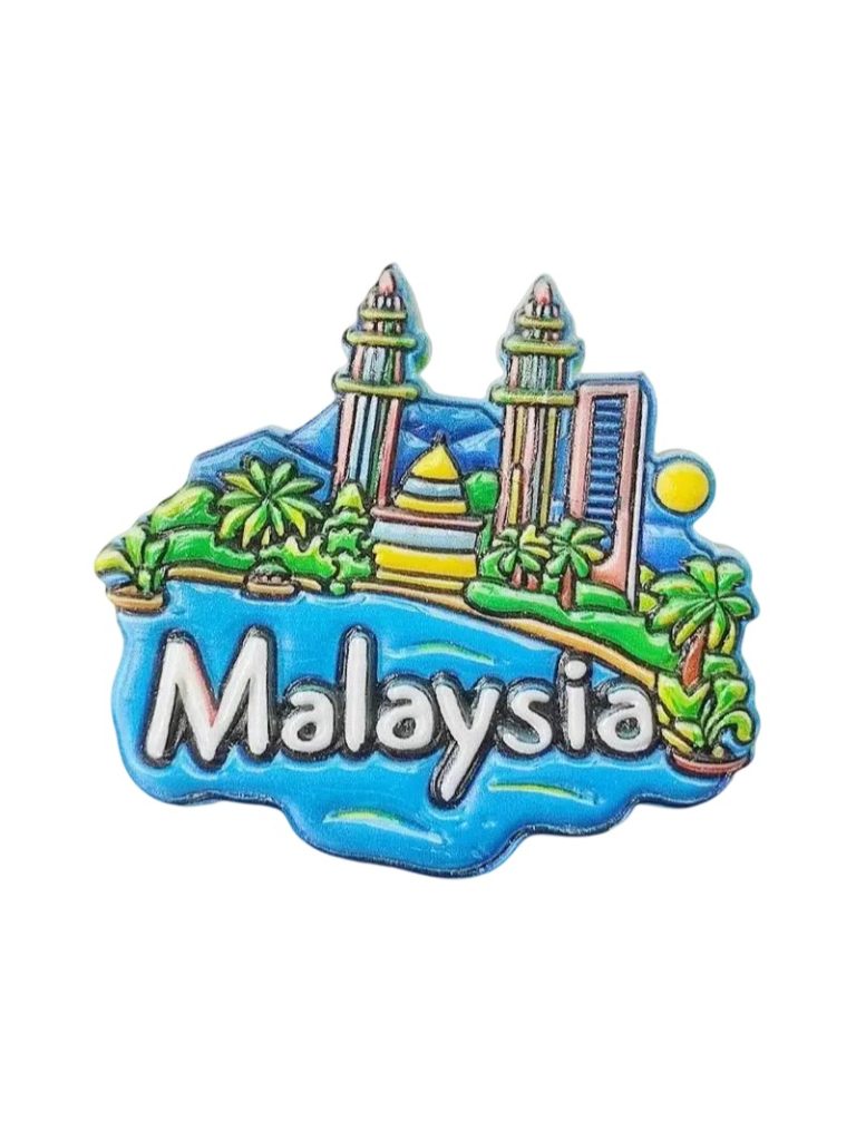malaysia fridge magnet twin towers travel gift & tropical decor (2)