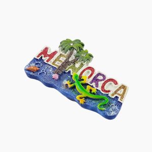 menorca spain fridge magnet souvenir gift home kitchen decoration 3d magnetic polyresin craft