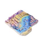 monaco bay view fridge magnets – luxury riviera 3d cityscape, travel souvenir gift for fridge & magnetic decor