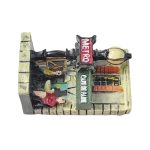 paris france fridge magnet – retro café scene souvenir for kitchen or whiteboard décor