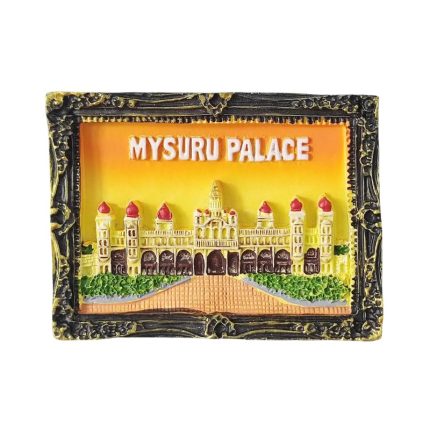 mysuru palace india fridge magnet – historic landmark souvenir gift, royal architecture fridge décor