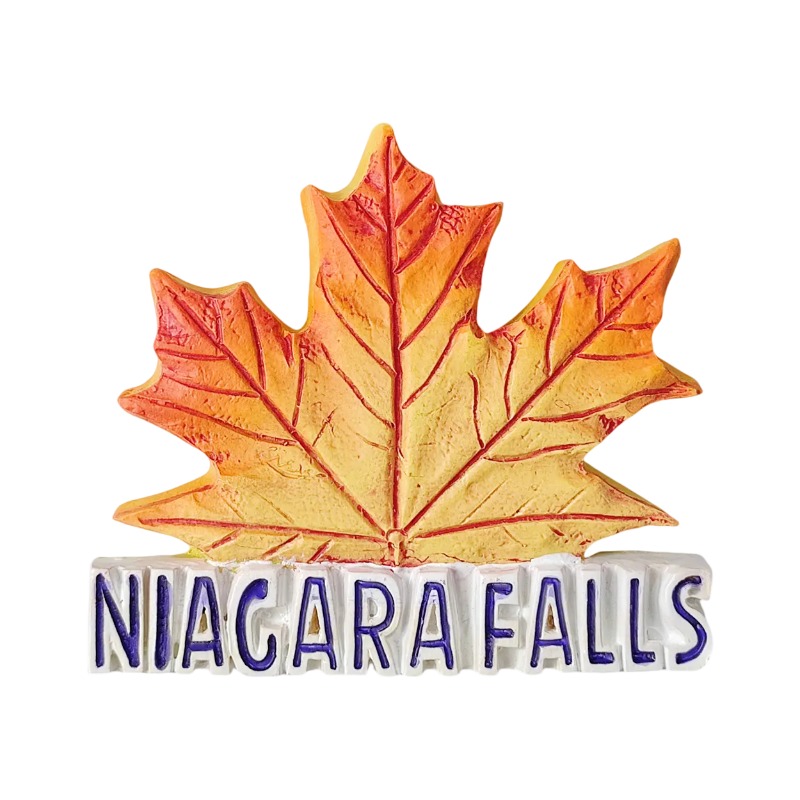 niagara falls canada fridge magnet – autumn maple leaf design travel souvenir & whiteboard décor
