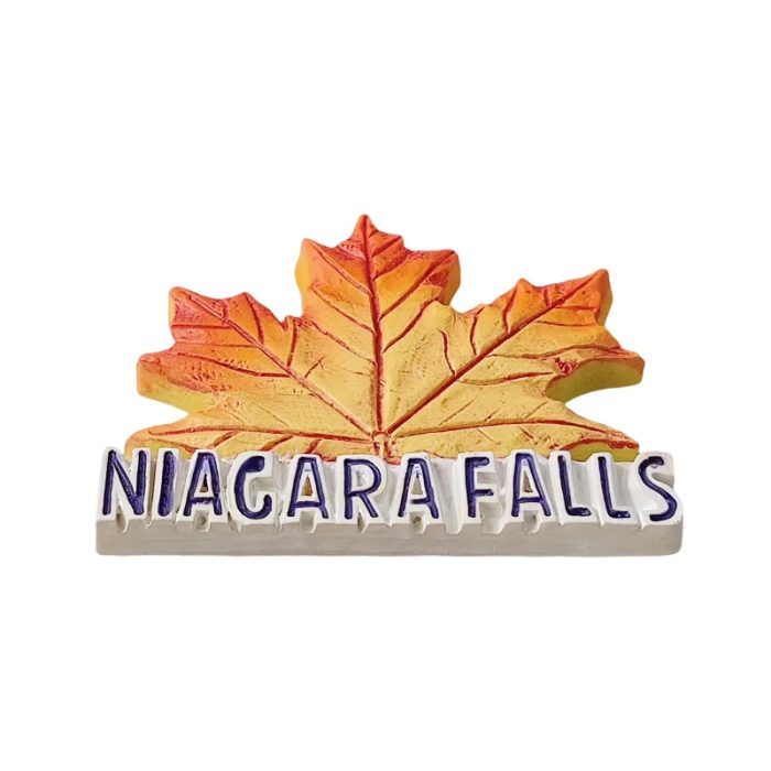 niagara falls canada fridge magnet – autumn maple leaf design travel souvenir & whiteboard décor