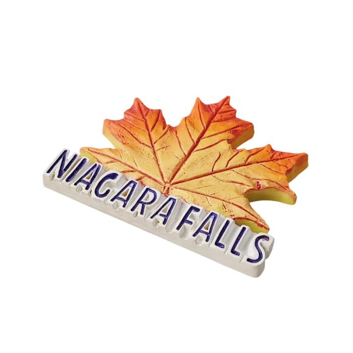 niagara falls canada fridge magnet – autumn maple leaf design travel souvenir & whiteboard décor