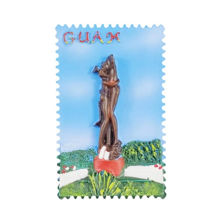 pacific island guam fridge magnet – vacation keepsake gift