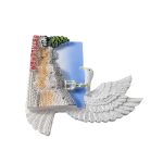 palestine bethlehem fridge magnet – holy site with dove design religious souvenir gift & magnetic décor