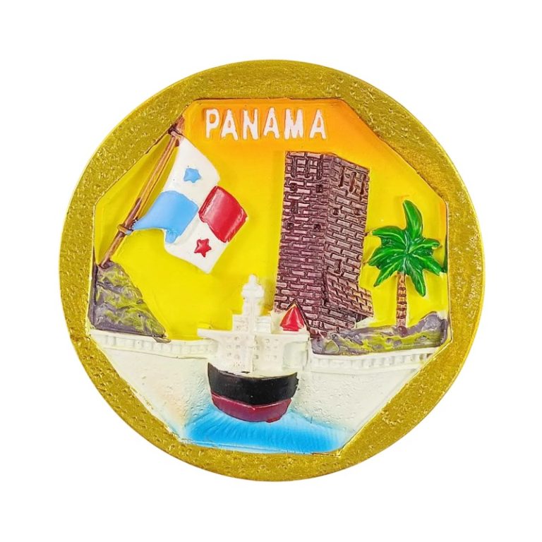 panama travel souvenir canal & colonial history design
