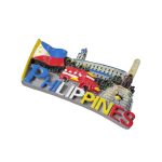 philippines fridge magnet – jeepney & landmark design travel keepsake & fridge décor