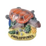 philippines fridge magnet – sea turtle beach design, island nature travel souvenir & ocean décor