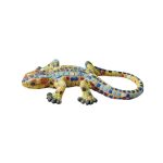 spain mosaic gecko fridge magnet – gaudi style colorful lizard travel souvenir & home decor