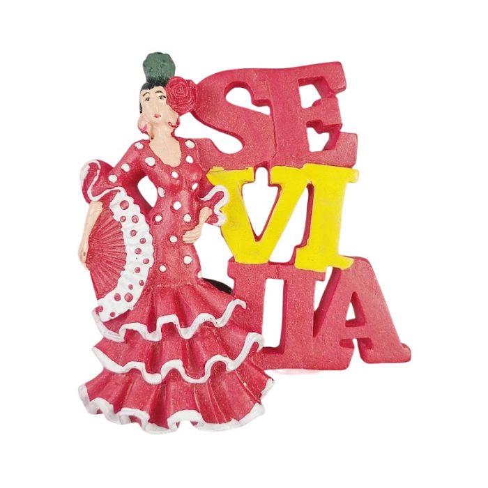 spanish flamenco dancer fridge magnet seville travel souvenir & fridge collectible