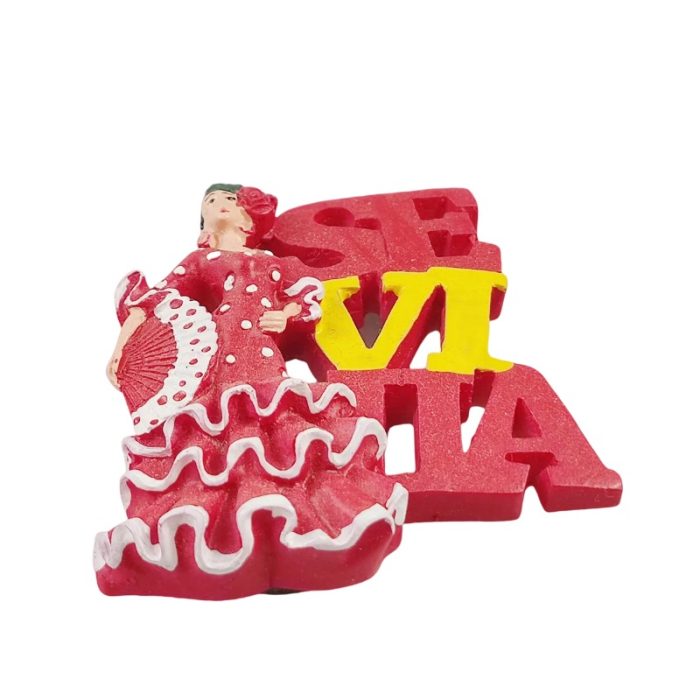spanish flamenco dancer fridge magnet seville travel souvenir & fridge collectible