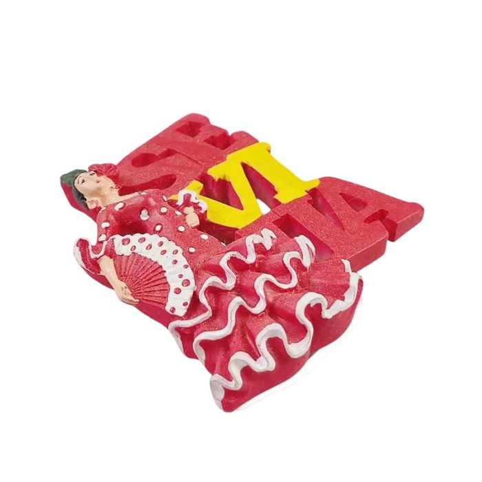spanish flamenco dancer fridge magnet seville travel souvenir & fridge collectible