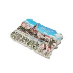split croatia fridge magnet cute donkey landmark design souvenir for magnetic board or travel collection