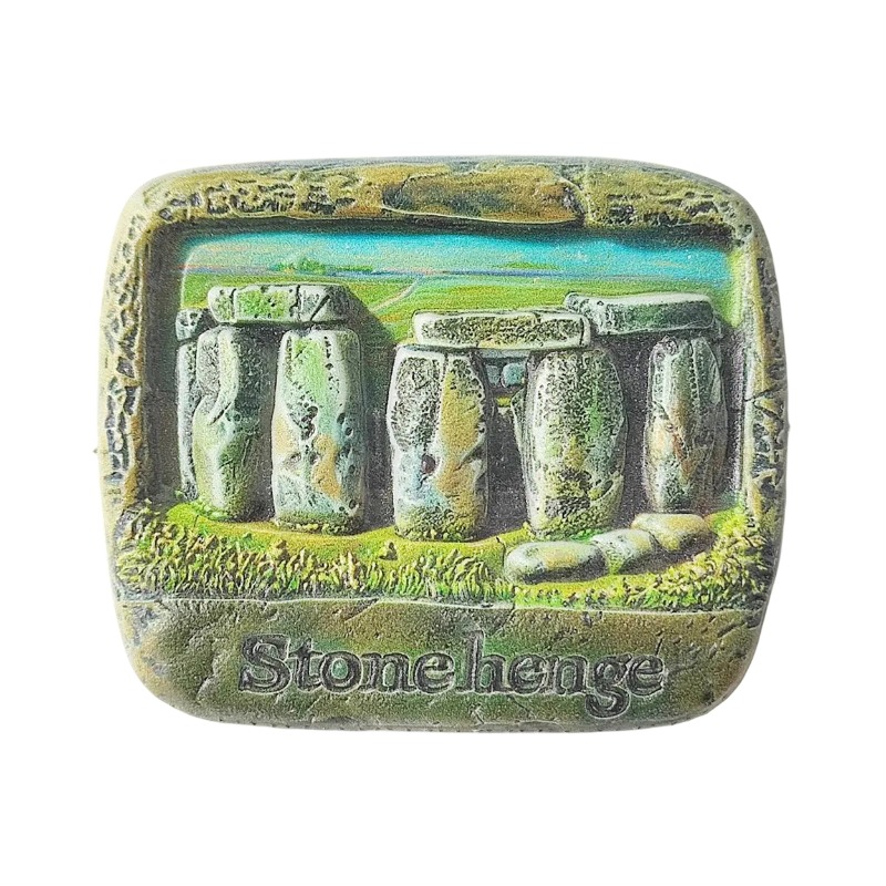 stonehenge fridge magnets – ancient landmark stone circle, uk heritage travel souvenir for kitchen or office