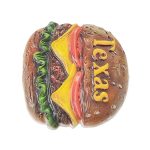 texas usa fridge magnet cheeseburger novelty souvenir & funny kitchen décor