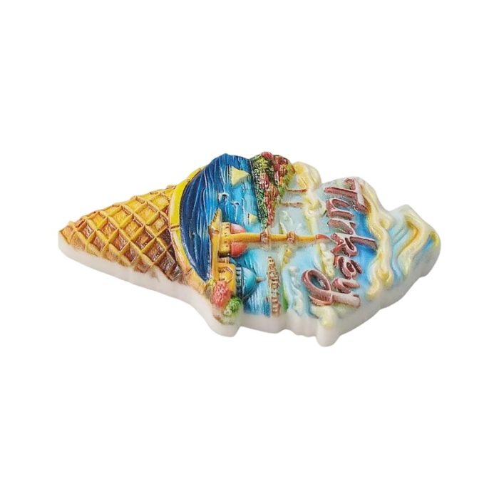 turkey fridge magnet scenic mosque ice cream cone gift & unique travel décor