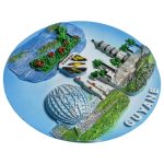 kourou space & landscape guyane france fridge magnet exotic tropical collectible & travel memory
