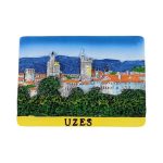 uzes france fridge magnet – medieval town charm travel souvenir & whiteboard decorative collectible