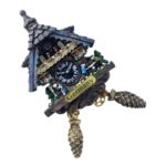 alpine chalet cuckoo clock germany fridge magnets – traditional wooden souvenir & magnetic home accent