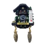 bavarian folk cuckoo clock germany fridge magnets – dancing figurine keepsake & magnetic chalet decor