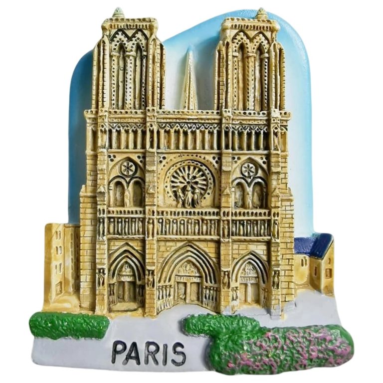 notre dame cathedral paris france fridge magnet elegant european landmark gift & fridge art piece